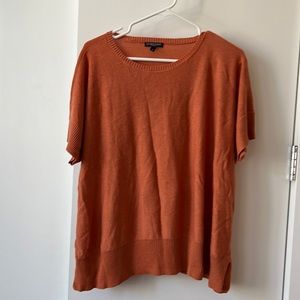 Eileen Fisher Dolman Sleeve Tencel Merino Blend Sweater (Plus)